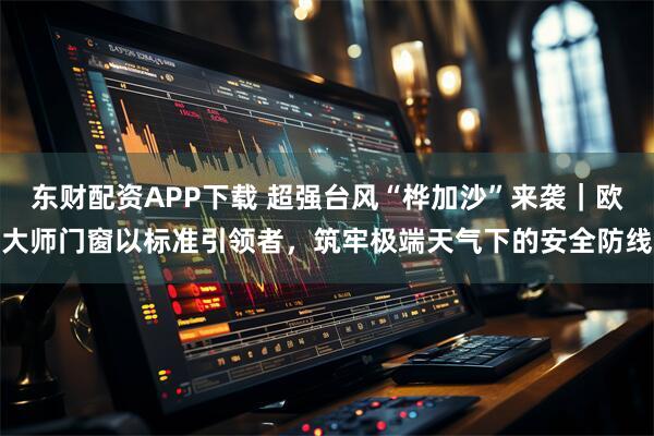 东财配资APP下载 超强台风“桦加沙”来袭｜欧大师门窗以标准引领者，筑牢极端天气下的安全防线